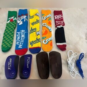 Sock, insole, & shoe lace BUNDLE